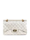 Marc Ellis Quilted Chain Shoulder Bag In Metallic