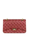Marc Ellis Quilted Chain-strap Satchel Bag In Red