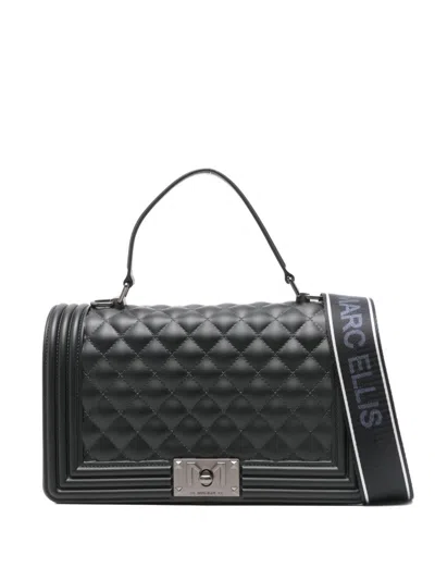 Marc Ellis Quilted Crossbody Bag In Black