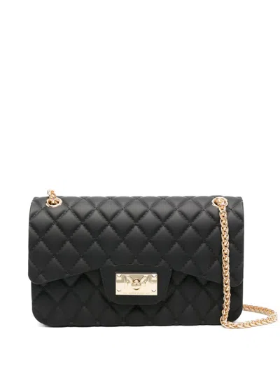 Marc Ellis Quilted Effect Shoulder Bag In Black