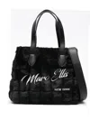 Marc Ellis Quilted Top-handles Shoulder Bag In Black