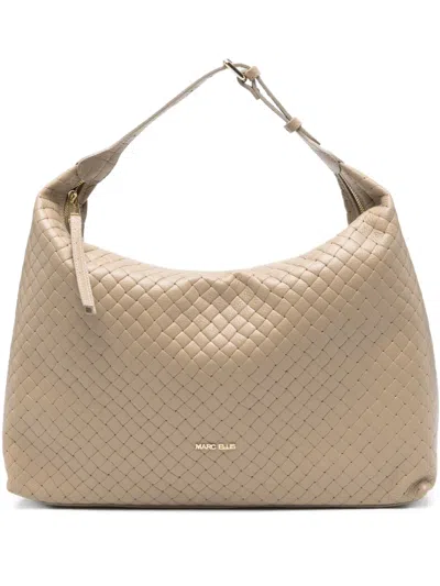 Marc Ellis Quilted Victoriaplot Tote Bag In Neutral