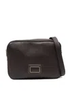 Marc Ellis Rectangle Logo-plaque Shoulder Bag In Brown