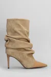 Marc Ellis Samba Small High Heels Ankle Boots In Neutral