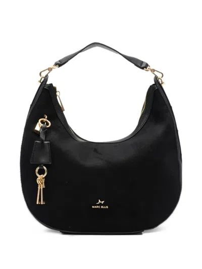 Marc Ellis Sindey Stud-embellished Shoulder Bag In Blue