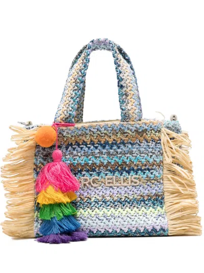 Marc Ellis Small Buby S. Claire Fringed Tassel-detail Tote Bag In Multi