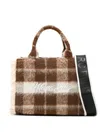 Marc Ellis Small Buby Tote Bag In Brown