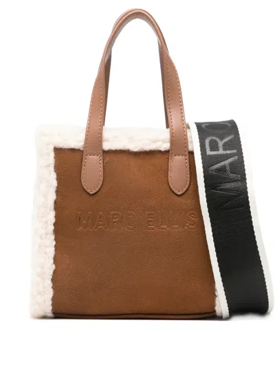 Marc Ellis Small Buby Tote Bag In Brown