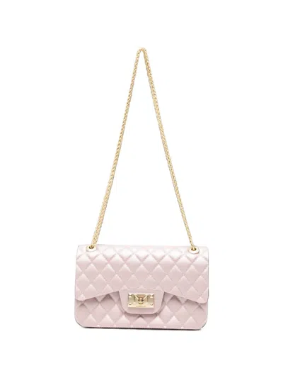 Marc Ellis Small Flat Falcon 27 Quilted Crossbody Bag In Purple