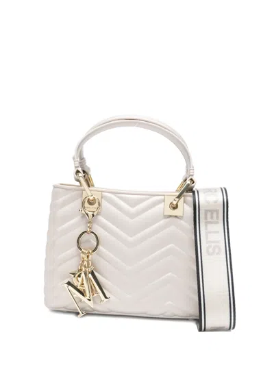 Marc Ellis Small Flat Krissy Quilted Tote Bag In Neutral