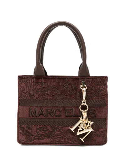 Marc Ellis Small Sophie Logo-embroidered Mini Bag In Orange