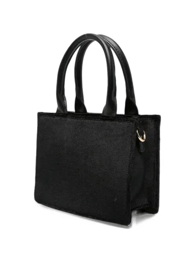 Marc Ellis Small Sophy Logo-embroidered Tote Bag In Black