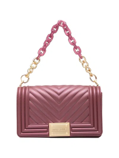 Marc Ellis Small Tote Bag "flat 27" With Logo Plaque In Red