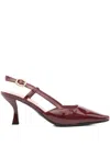Marc Ellis Square-toe Pumps In Red