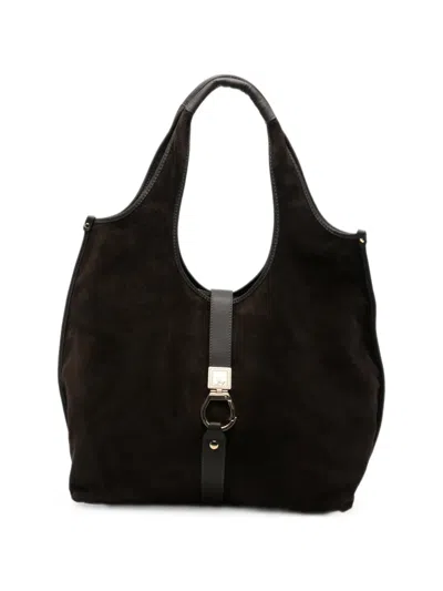 Marc Ellis Suede Leather Shoulder Bag In White