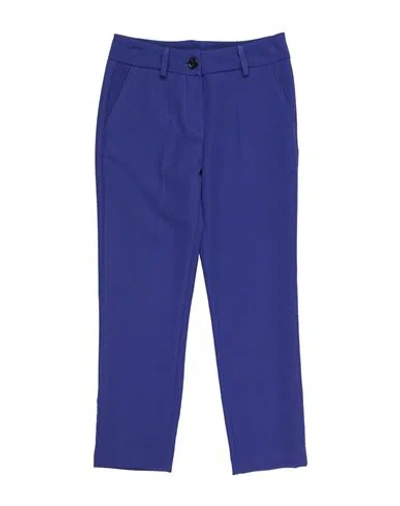 Marc Ellis Babies'  Toddler Girl Pants Purple Size 4 Polyester, Elastane In Blue