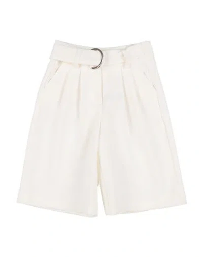 Marc Ellis Babies'  Toddler Girl Shorts & Bermuda Shorts White Size 4 Polyester, Elastane