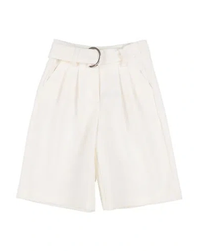 Marc Ellis Babies'  Toddler Girl Shorts & Bermuda Shorts White Size 6 Polyester, Elastane