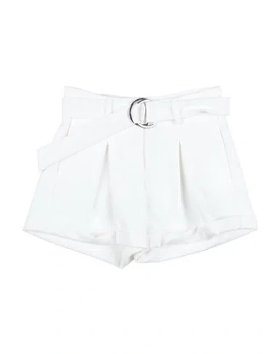 Marc Ellis Babies'  Toddler Girl Shorts & Bermuda Shorts White Size 6 Polyester, Elastane