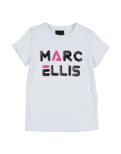 Marc Ellis Kids'  Toddler Girl T-shirt White Size 6 Cotton, Elastane