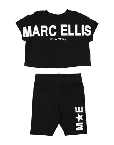 Marc Ellis Babies'  Toddler Girl Tracksuit Black Size 5 Cotton