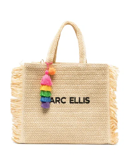 Marc Ellis Tote Bag Mit Fransen In Brown