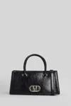 Marc Ellis Twist M Shoulder Bag In Black