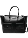 Marc Ellis Wave Tote Bag In Black