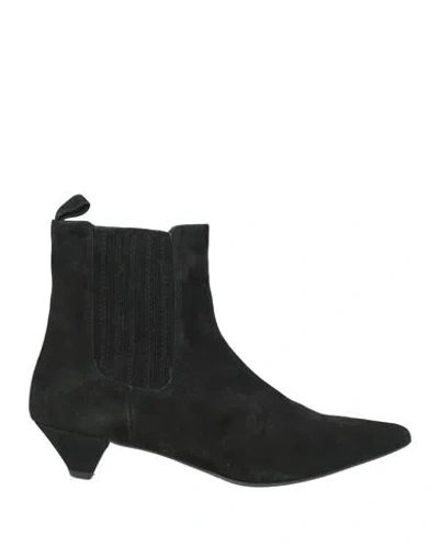 Marc Ellis Woman Ankle Boots Black Size 11 Leather