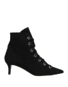 Marc Ellis Woman Ankle Boots Black Size 6 Leather