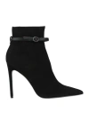 Marc Ellis Woman Ankle Boots Black Size 8 Leather