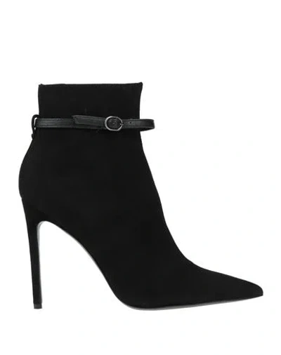 Marc Ellis Woman Ankle Boots Black Size 8 Leather