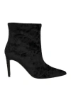 Marc Ellis Woman Ankle Boots Black Size 9 Textile Fibers