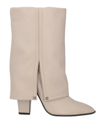 Marc Ellis Woman Ankle Boots Cream Size 10 Calfskin In Neutral