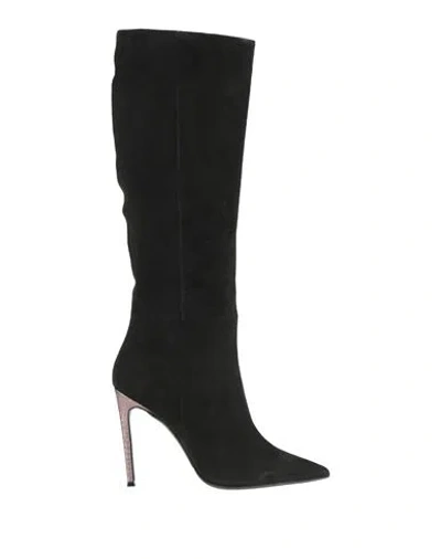 Marc Ellis Woman Boot Black Size 10 Leather
