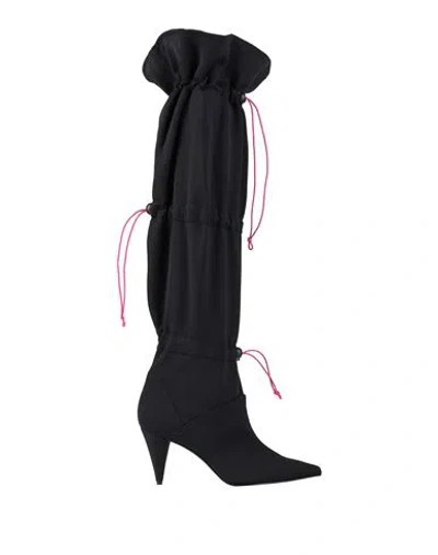 Marc Ellis Woman Boot Black Size 10 Textile Fibers