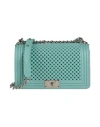 Marc Ellis Woman Cross-body Bag Turquoise Size - Rubber In Blue