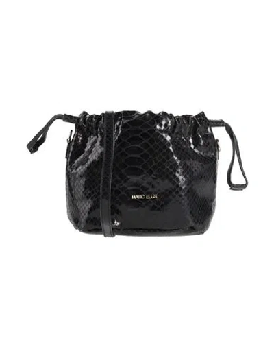 Marc Ellis Woman Cross-body Bag Black Size - Leather