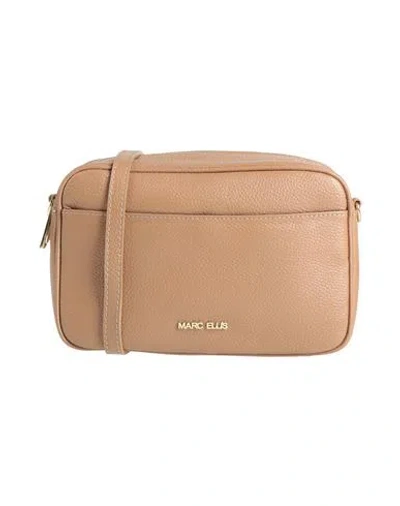 Marc Ellis Woman Cross-body Bag Camel Size - Leather