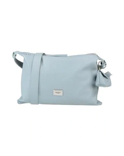 Marc Ellis Woman Cross-body Bag Sky Blue Size - Leather