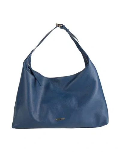 Marc Ellis Woman Handbag Blue Size - Leather