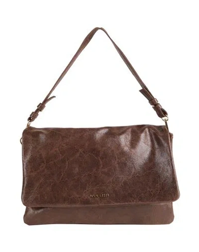 Marc Ellis Woman Handbag Brown Size - Leather