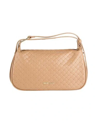 Marc Ellis Woman Handbag Camel Size - Leather In Beige