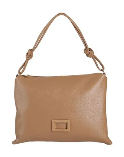 Marc Ellis Woman Handbag Camel Size - Leather In Beige