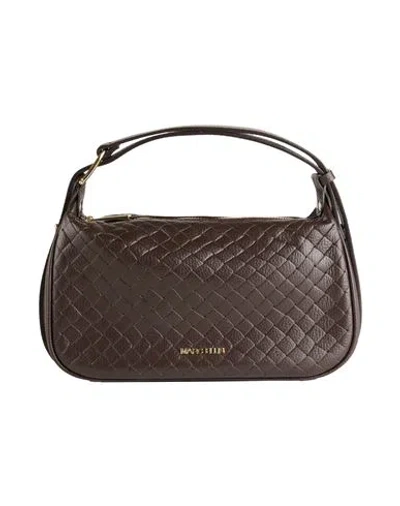 Marc Ellis Woman Handbag Chocolate Brown Size - Leather