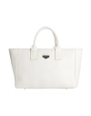 Marc Ellis Woman Handbag Cream Size - Leather In White