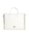 Marc Ellis Woman Handbag Cream Size - Leather In White