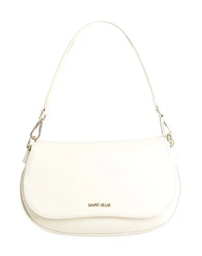 Marc Ellis Woman Handbag Cream Size - Leather In White