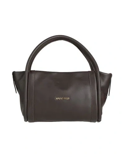 Marc Ellis Woman Handbag Dark Brown Size - Leather