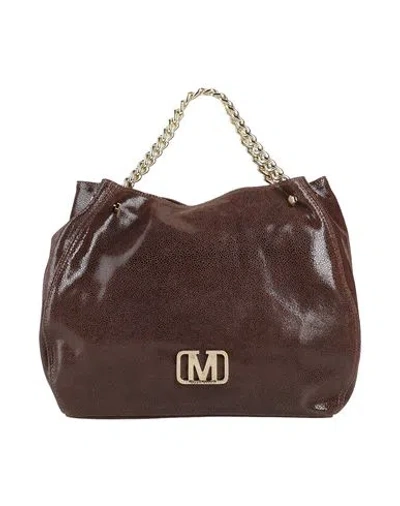 Marc Ellis Woman Handbag Dark Brown Size - Leather